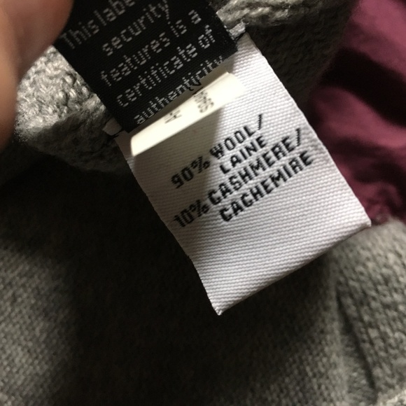 DVF DIANE VON FURSTENBERG Grey Ahiga Wool & Cashmere Sweater S - Picture 5 of 6